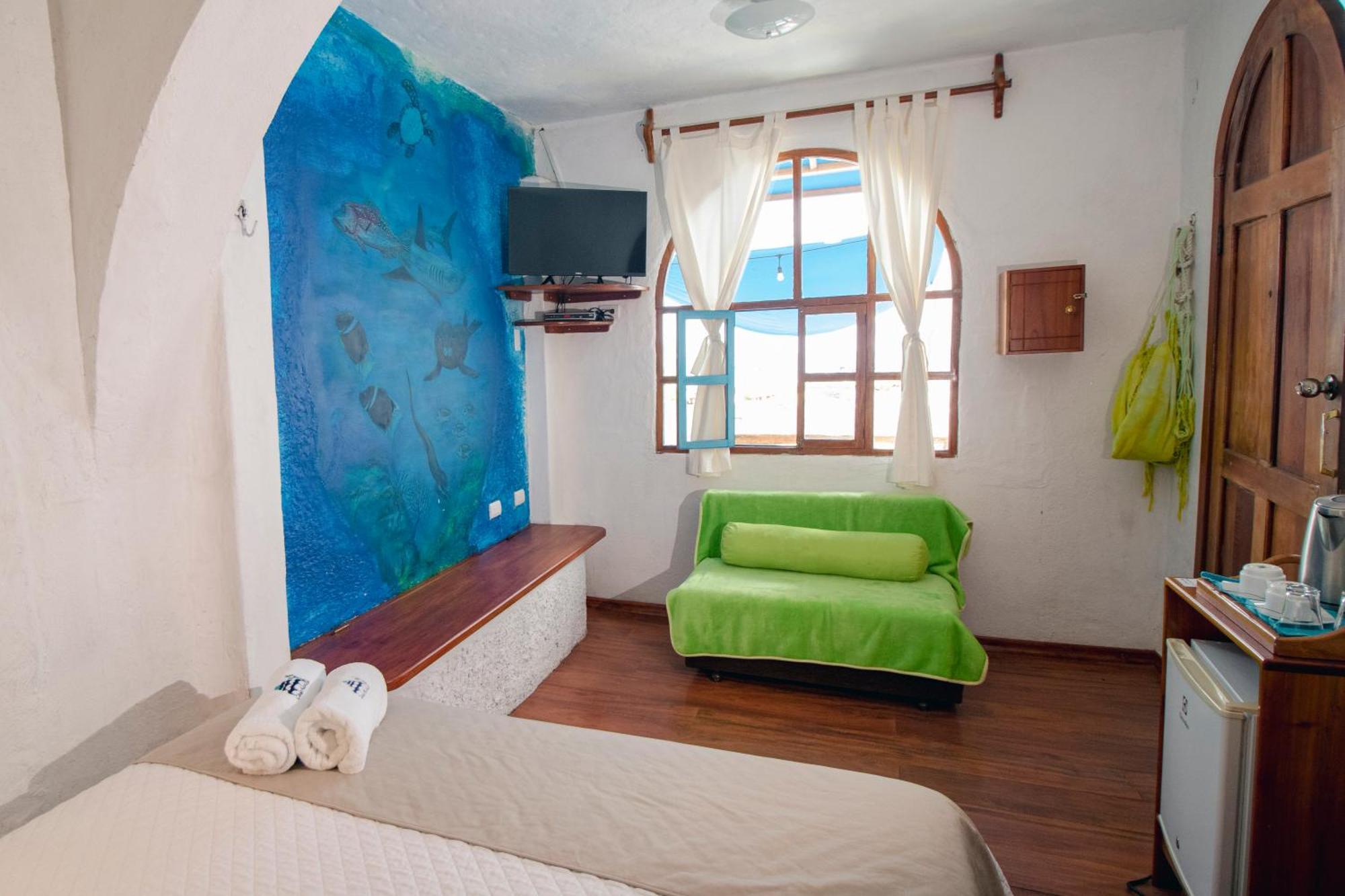 Hotel Casa Blanca Puerto Baquerizo Moreno Ruang foto